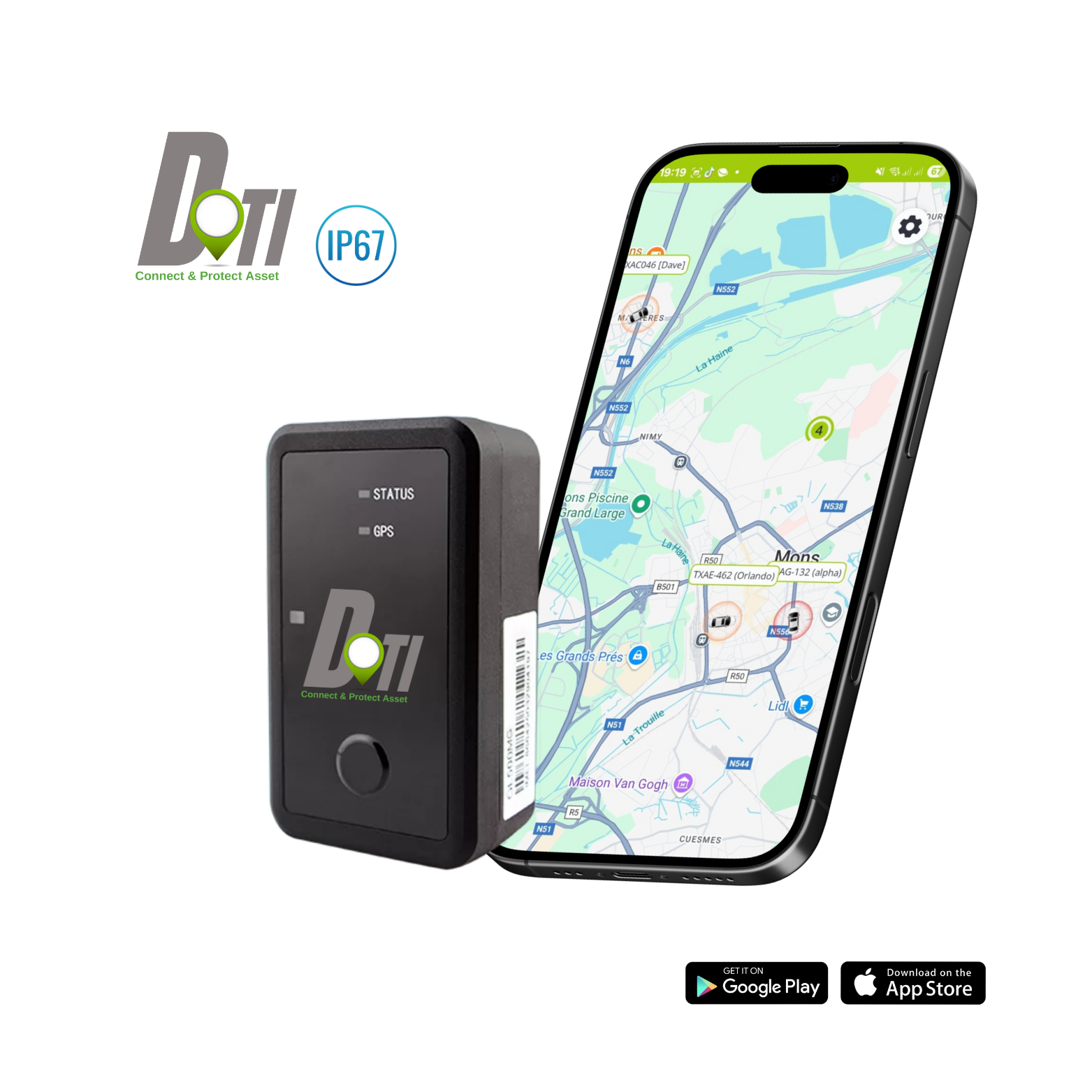 Powered tracker vs long-life battery