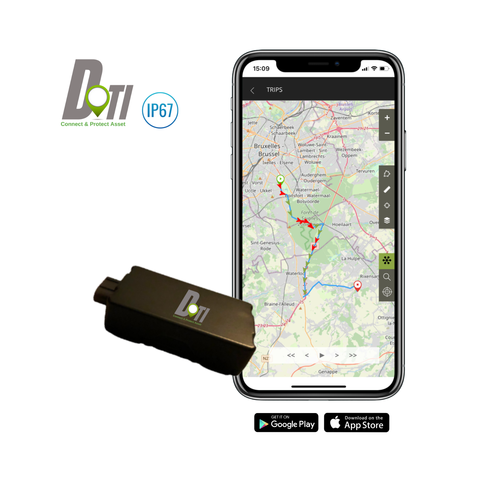 Doti Tracking - DoTi Bike Connect TRACEUR GPS MOTO