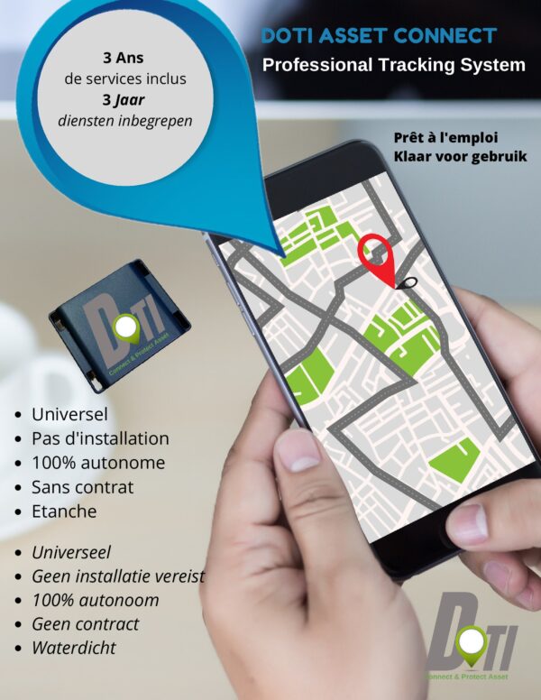 Traceur gps autonome DoTi asset connect
